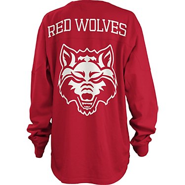 Three Square Women's Arkansas State University Fight Song Long Sleeve T-shirt