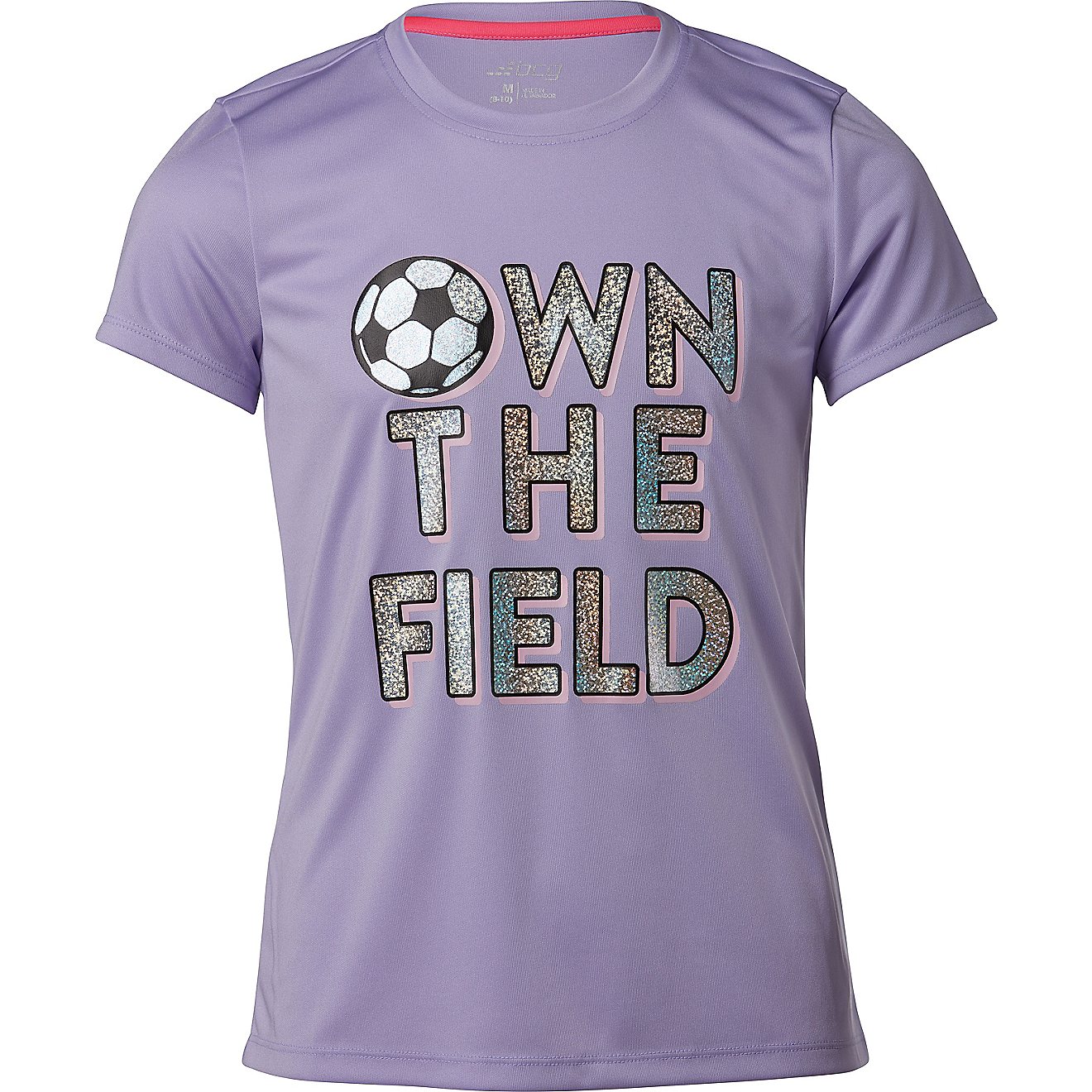 BCG Girls' Turbo Own The Field Soccer GFX Short Sleeve T-shirt                                                                   - view number 1