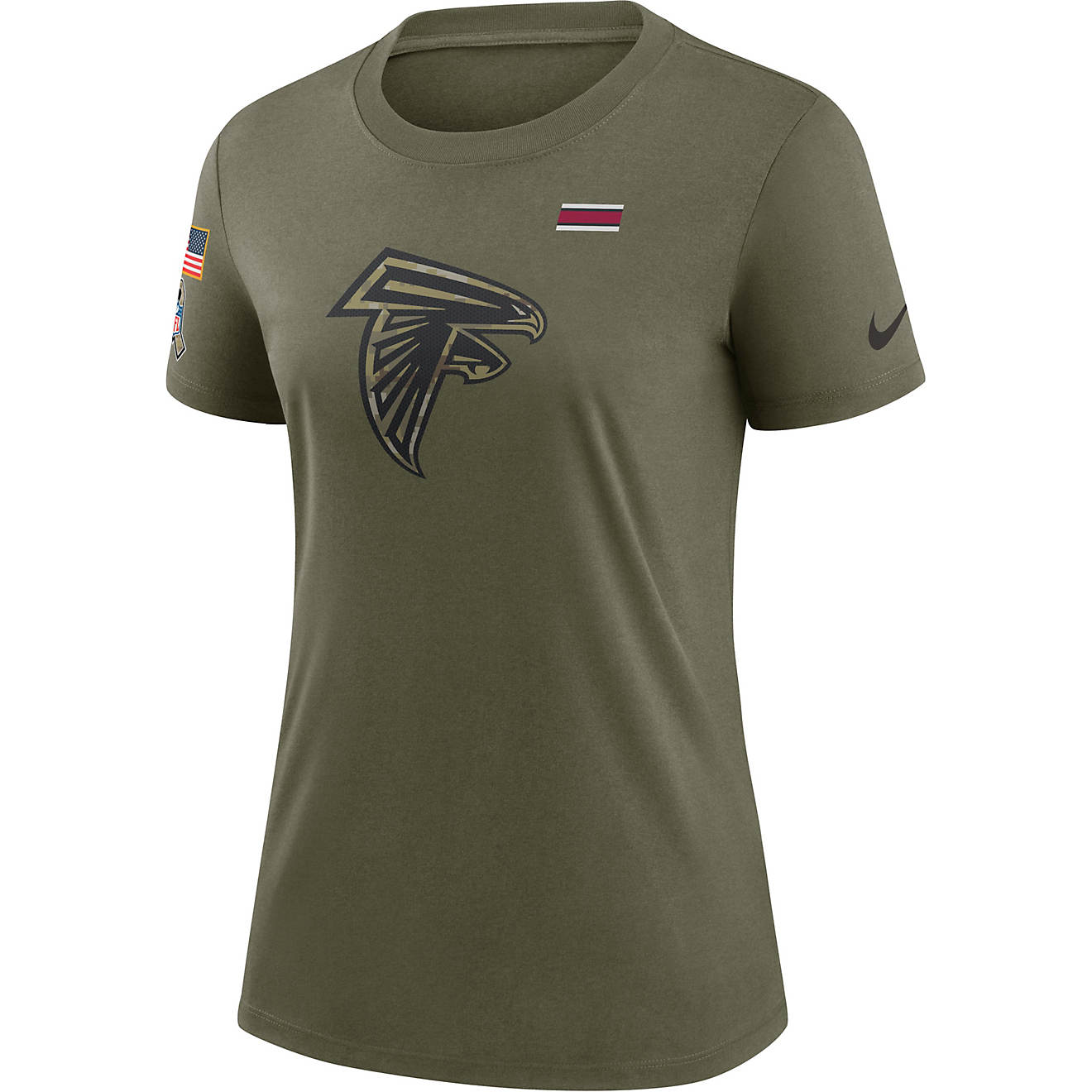 Nike Women's Atlanta Falcons Salute to Service Short Sleeve T-shirt                                                              - view number 1