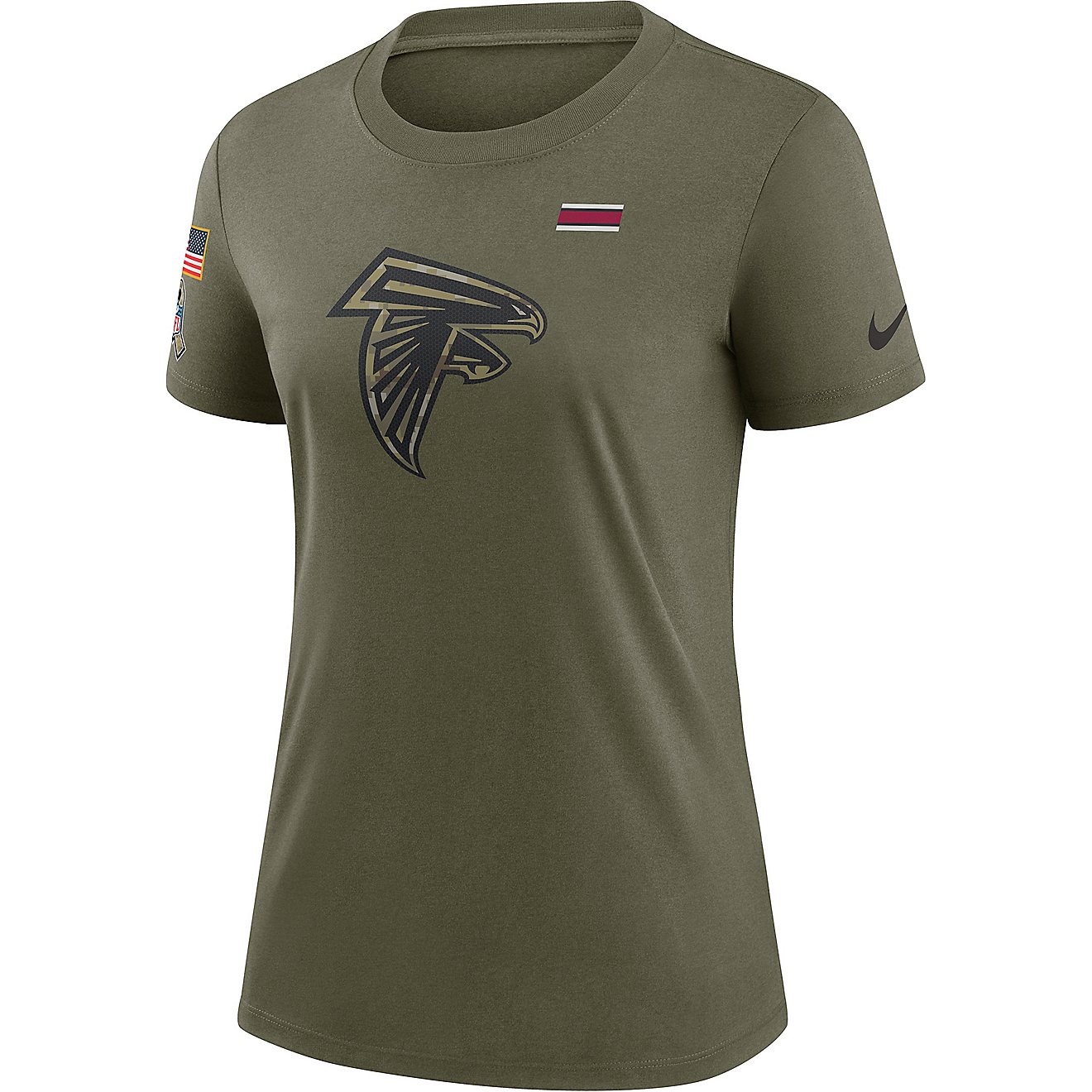 Nike Women's Atlanta Falcons Salute to Service Short Sleeve T-shirt                                                              - view number 1
