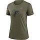 Nike Women's Atlanta Falcons Salute to Service Short Sleeve T-shirt                                                              - view number 1 image