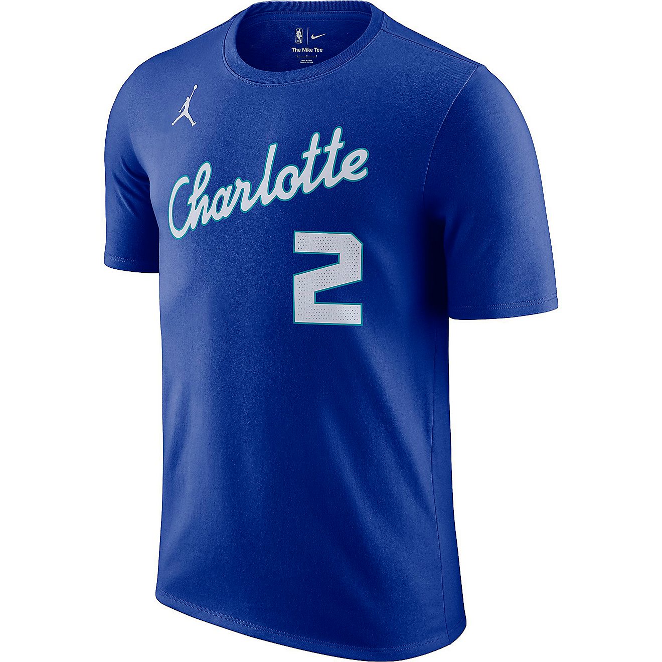 Nike Men's Lamelo Ball Charlotte Hornets City Edition Mixtape Short Sleeve T-Shirt                                               - view number 2