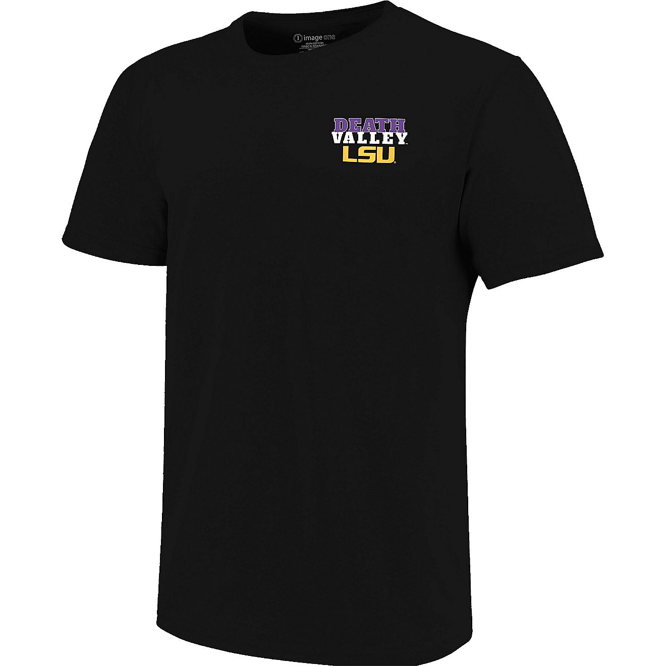 Image One Men's Louisiana State University Comfort Color Mascot and Stadium T-shirt                                              - view number 3