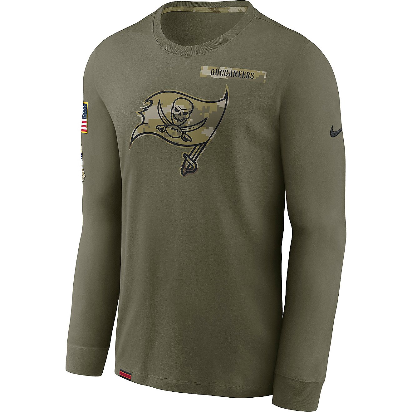 Nike Men's Tampa Bay Buccaneers Salute to Service Long Sleeve T-shirt                                                            - view number 1