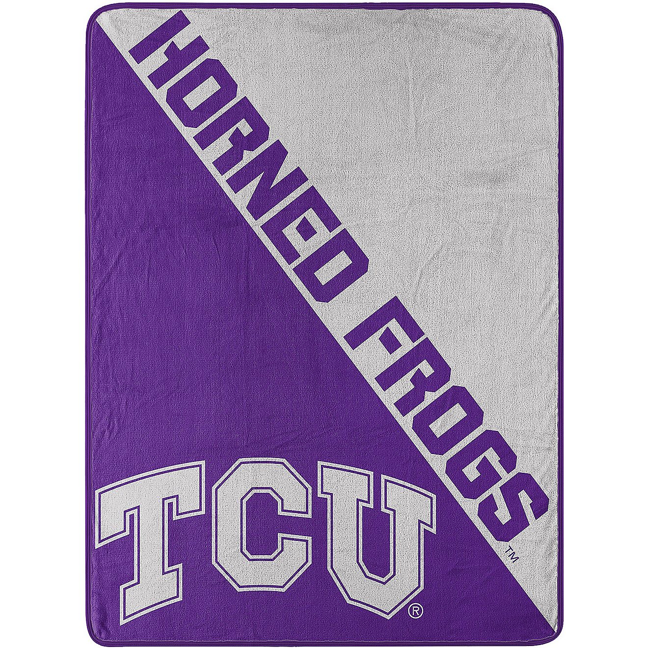 The Northwest Company Texas Christian University 46 in x 60 in Micro Raschel Throw                                               - view number 1