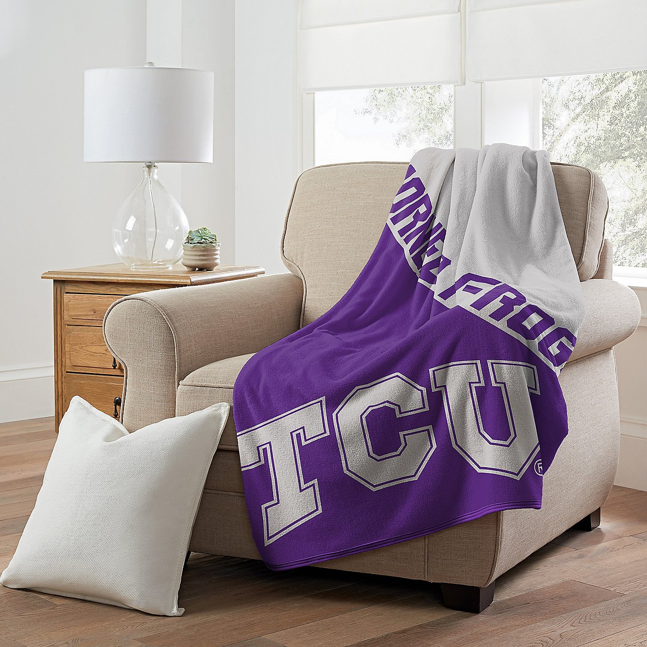 The Northwest Company Texas Christian University 46 in x 60 in Micro Raschel Throw                                               - view number 2