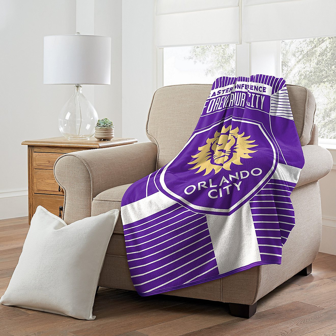 The Northwest Company Orlando City SC 46 in x 60 in Micro Raschel Throw                                                          - view number 2