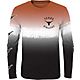 Outerstuff Kids' University of Texas Double Up Tie Dye Long Sleeve T-shirt                                                       - view number 2 image