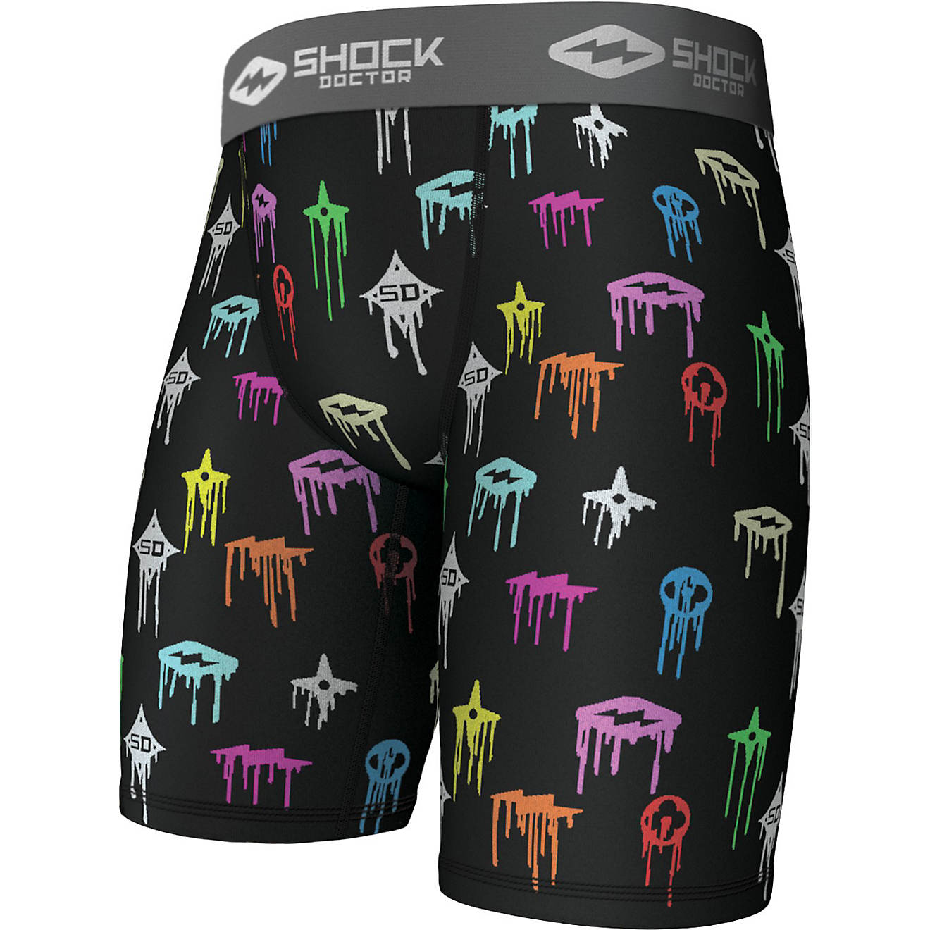 Shock Doctor Adults' Multi Lux Core Compression Shorts                                                                           - view number 1