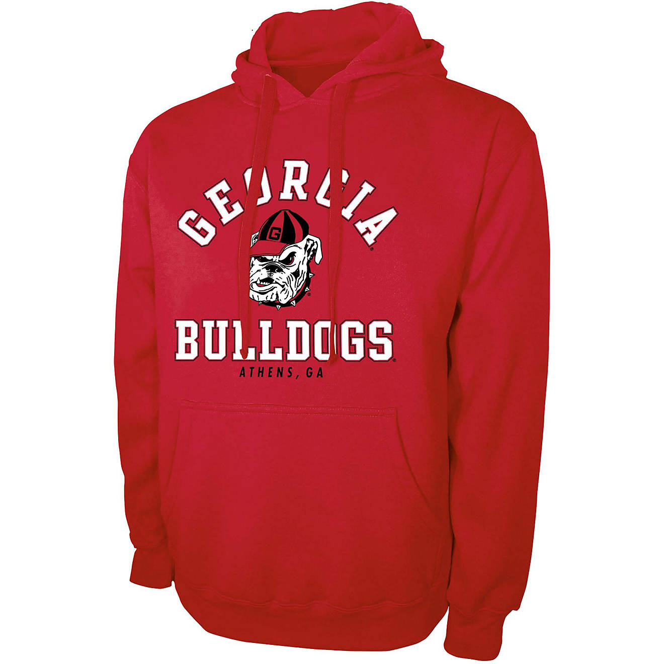 Champion Men's University of Georgia Arch Mascot Pullover Hoodie                                                                 - view number 1