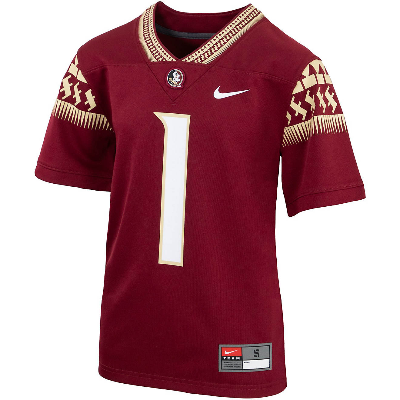 Nike Kids' Florida State University Untouchable Football Jersey                                                                  - view number 1