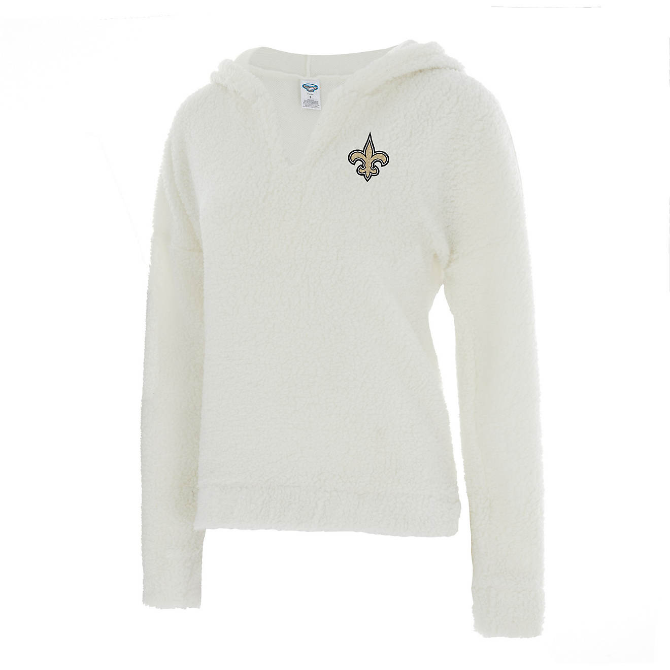 Concepts Sport Women's New Orleans Saints Fluffy Hoodie                                                                          - view number 1