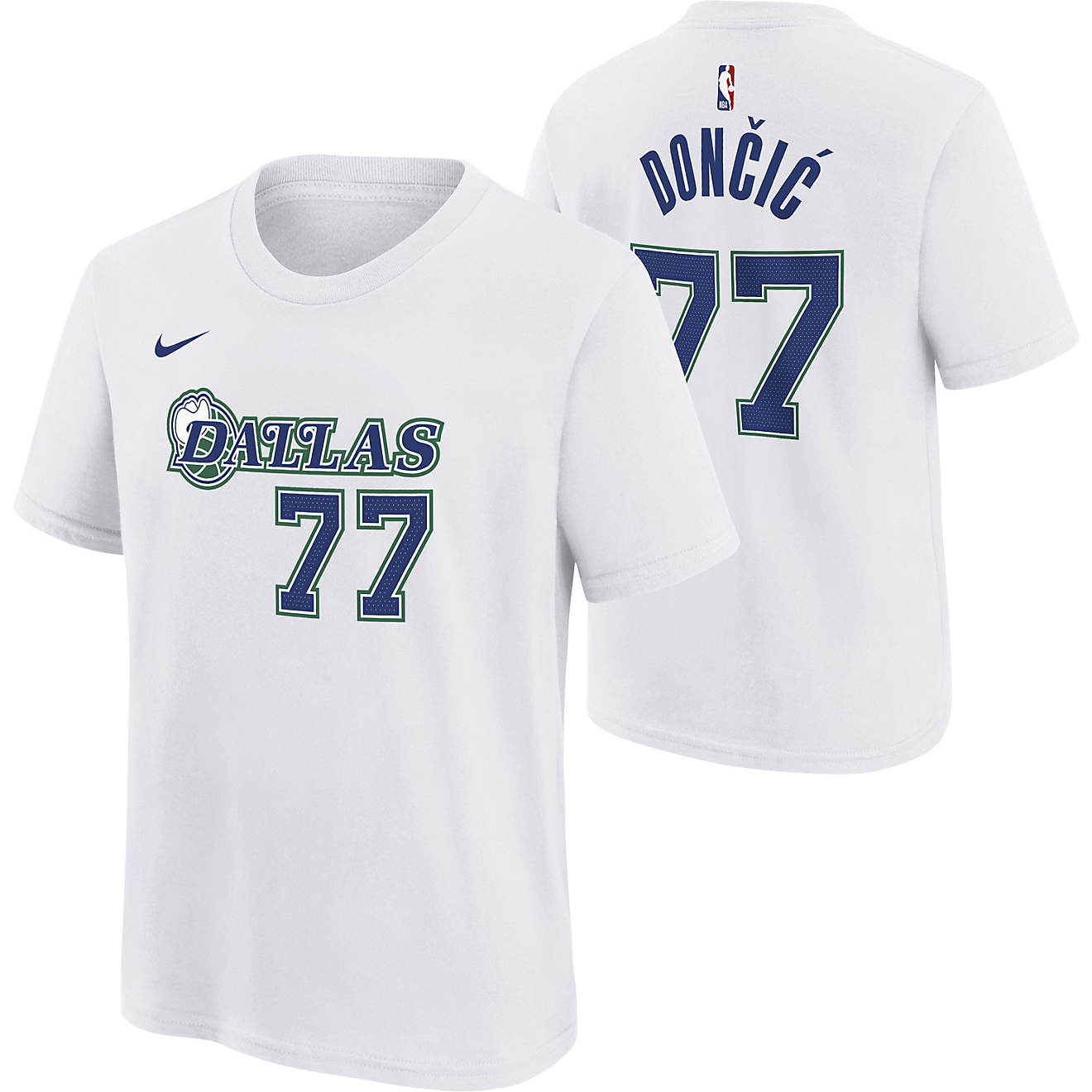 Nike Youth Dallas Mavericks Luka Doncic Essential Mixtape Name & Number T-shirt                                                  - view number 1