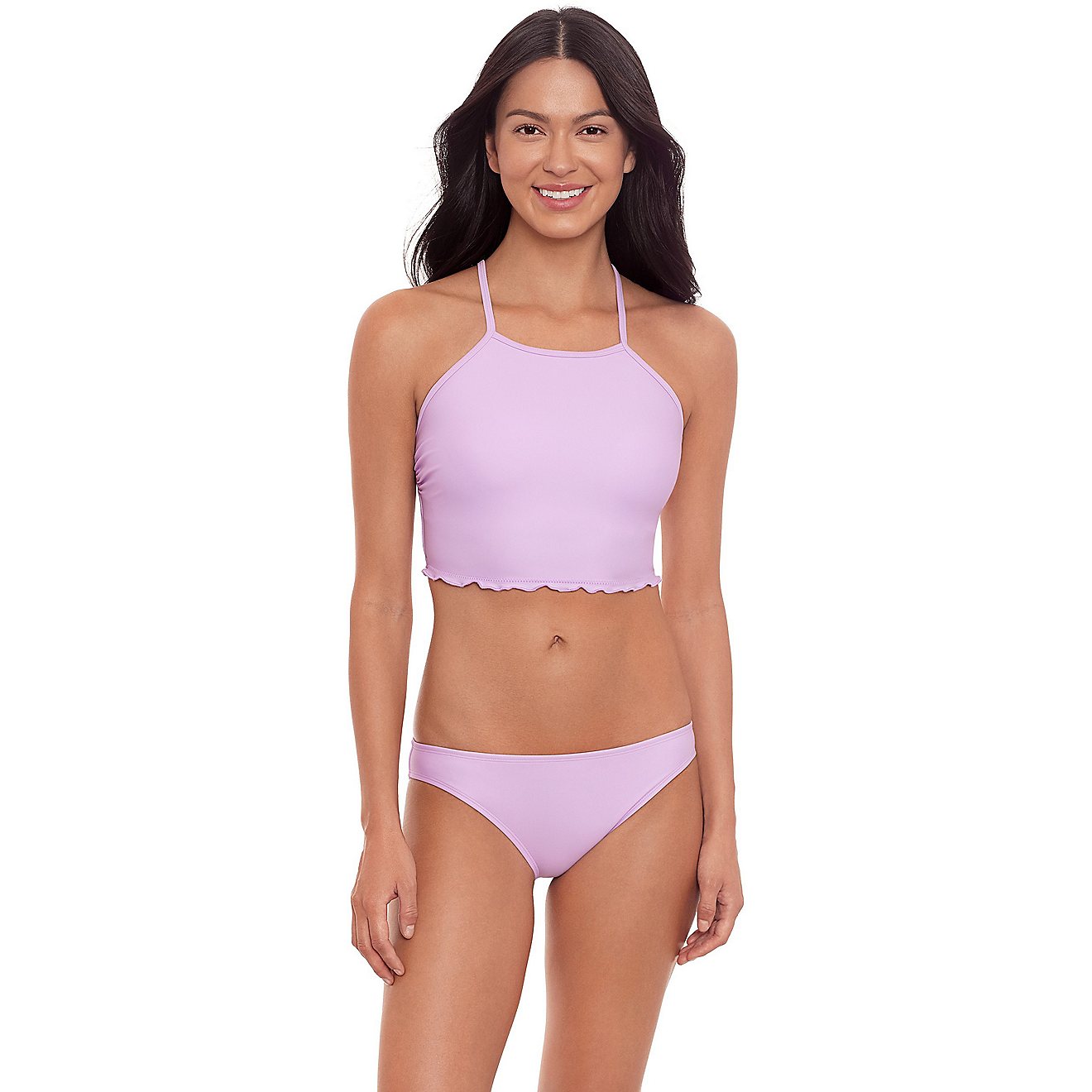 O'Rageous Juniors' Lace Back High Neck Swim Top                                                                                  - view number 1