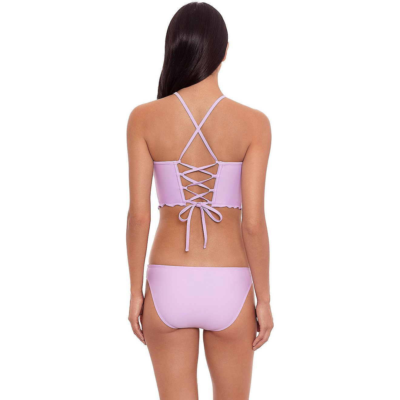 O'Rageous Juniors' Lace Back High Neck Swim Top                                                                                  - view number 2