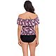 Coastal Cove Women's Midnight Paisley Cold Shoulder Tankini Swim Top                                                             - view number 4 image