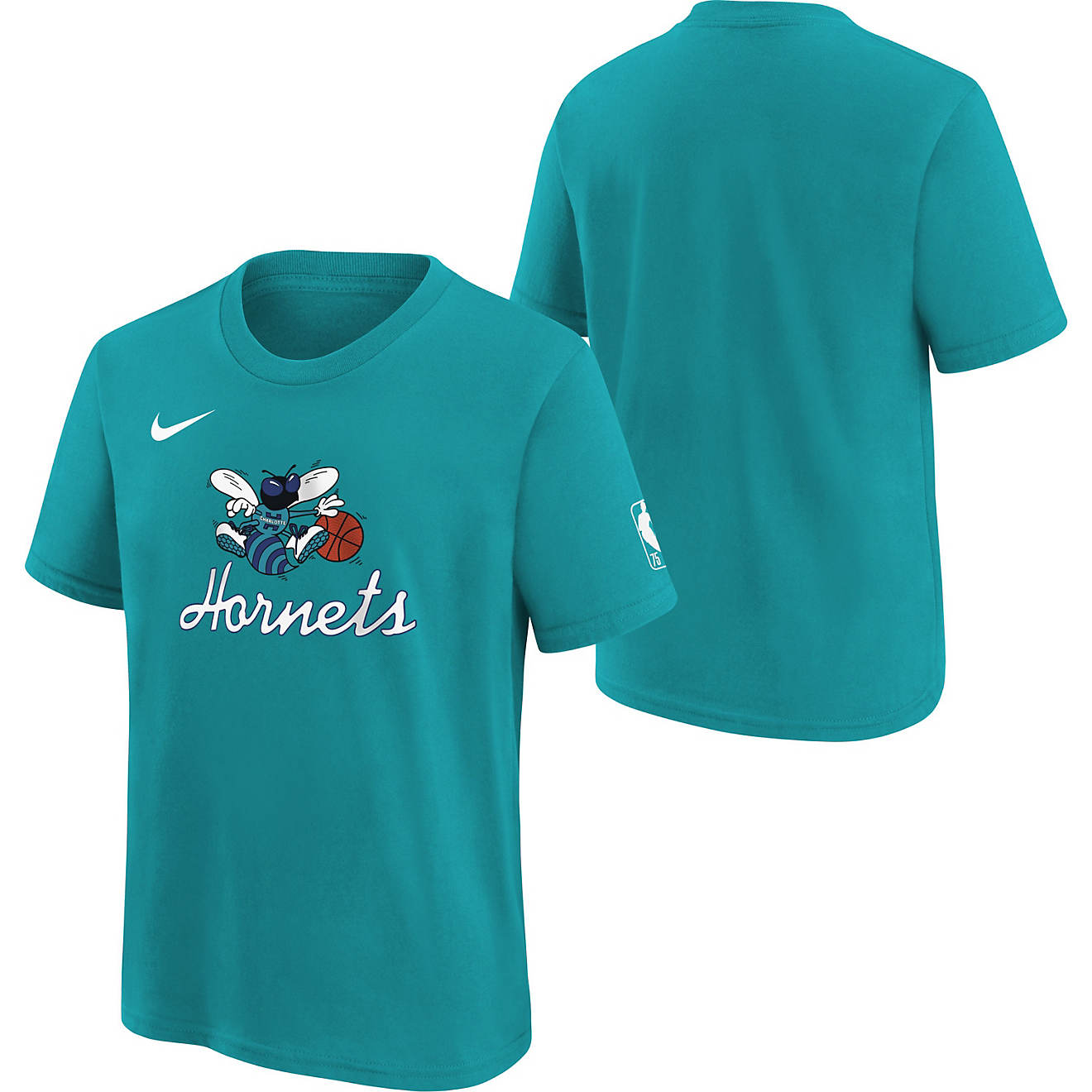 Nike Youth Charlotte Hornets Essential Mixtape Logo Short Sleeve T-shirt                                                         - view number 1