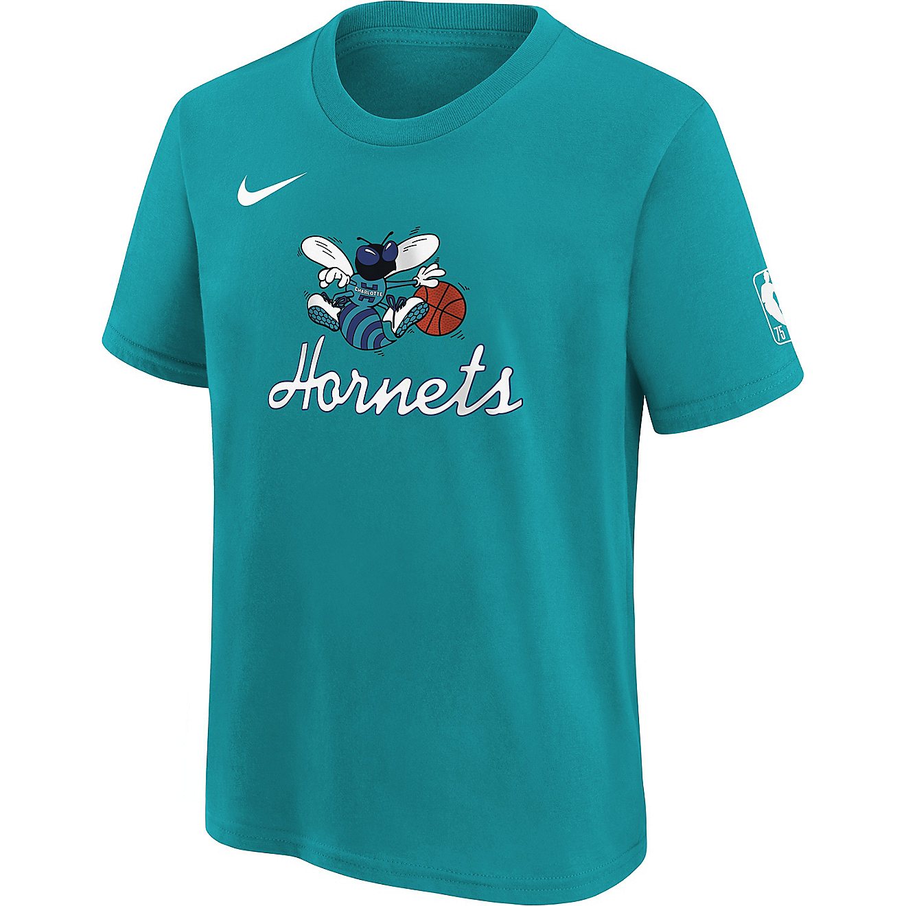 Nike Youth Charlotte Hornets Essential Mixtape Logo Short Sleeve T-shirt                                                         - view number 2