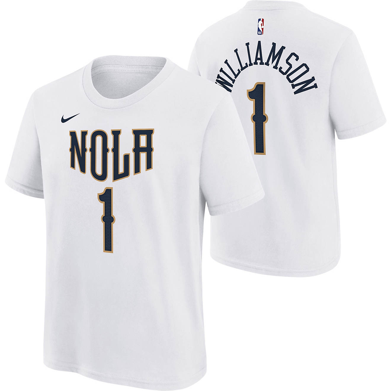Nike Youth New Orleans Pelicans Zion Williamson Essential Mixtape Name & Number T-shirt                                          - view number 1