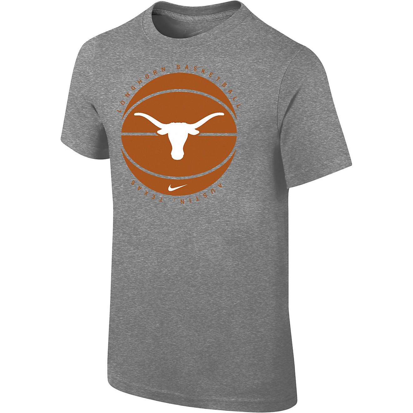 Nike Boys' University of Texas Team Issue Short Sleeve T-shirt                                                                   - view number 1