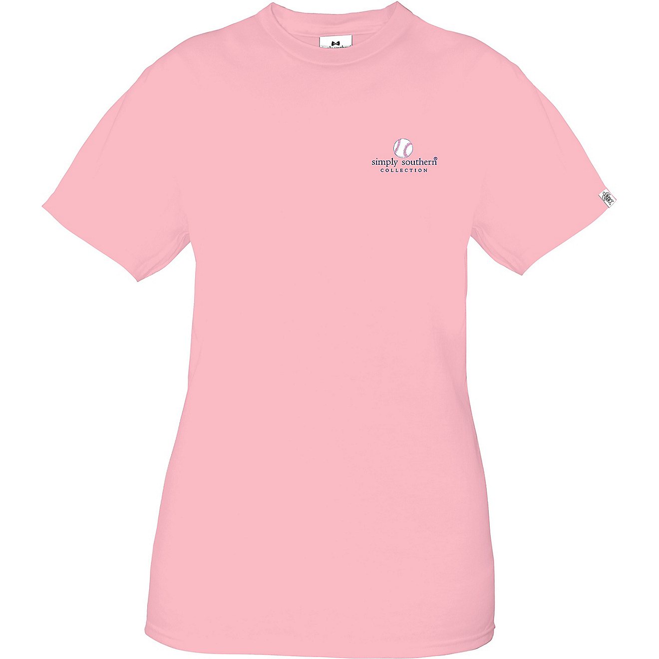 Simply Southern Women's Softball Blessed Graphic T-shirt                                                                         - view number 2