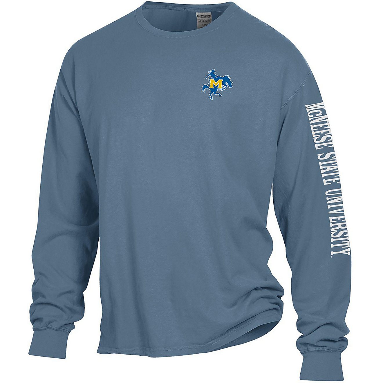 Comfort Wash Men's McNeese State University Team Pride Long-Sleeve T-shirt                                                       - view number 2