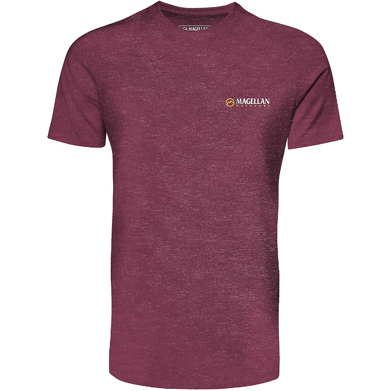 Magellan Outdoors Men's Red Horizon Short Sleeve T-shirt                                                                         - view number 2
