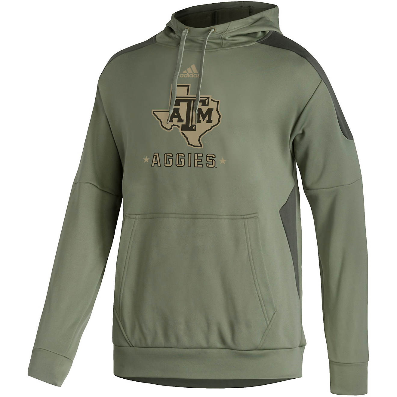 adidas Men's Texas A&M University Salute to Service Pullover Hoodie                                                              - view number 1