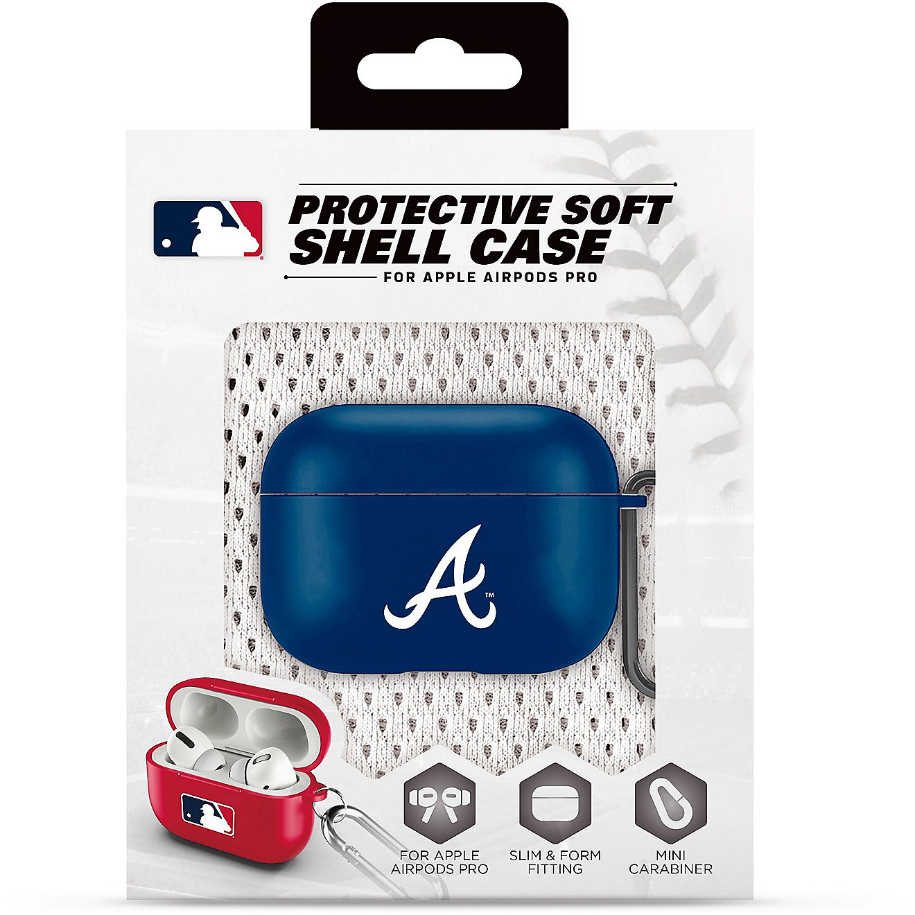 Prime Brands Group Atlanta Braves AirPods Pro Case                                                                               - view number 3