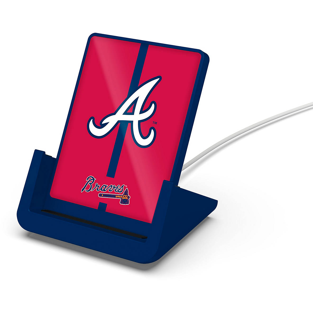 Prime Brands Group Atlanta Braves Wireless Charging Stand                                                                        - view number 1