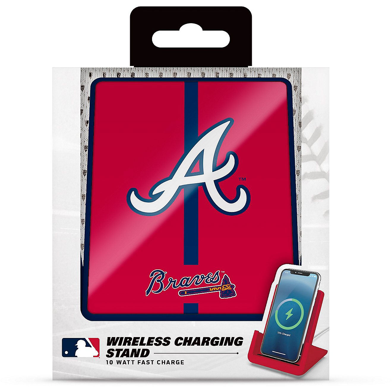 Prime Brands Group Atlanta Braves Wireless Charging Stand                                                                        - view number 2