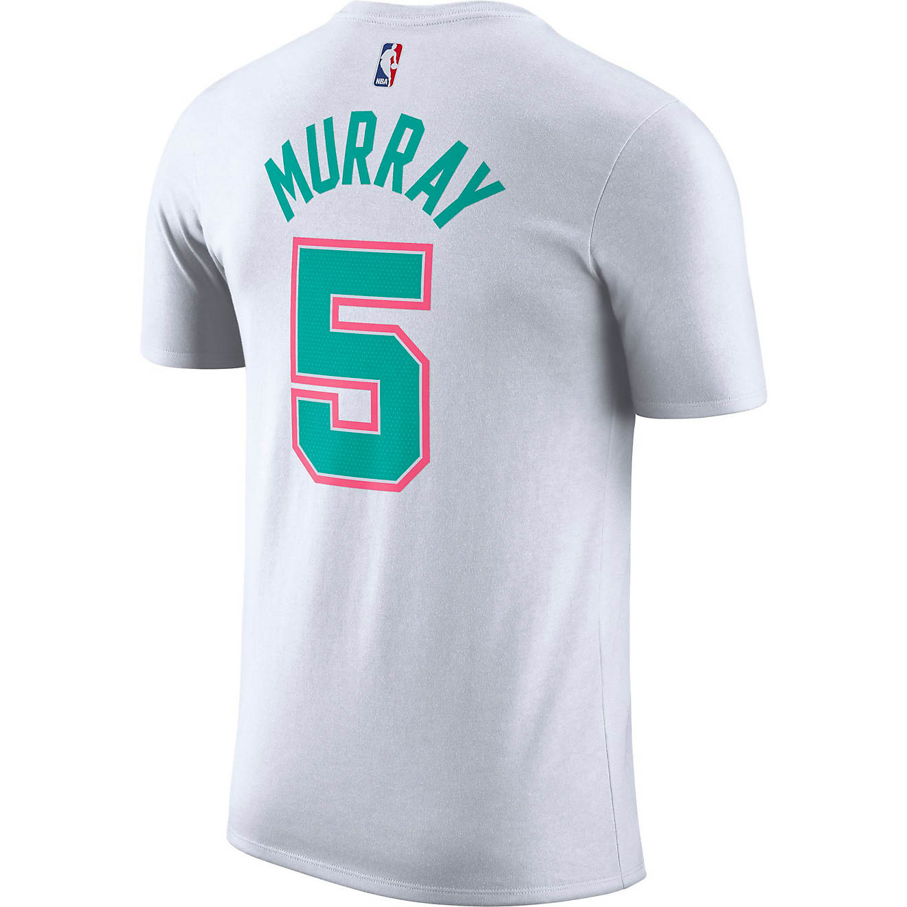 Nike Men's San Antonio Spurs Dejounte Murray ES MMT Short Sleeve T-shirt                                                         - view number 1