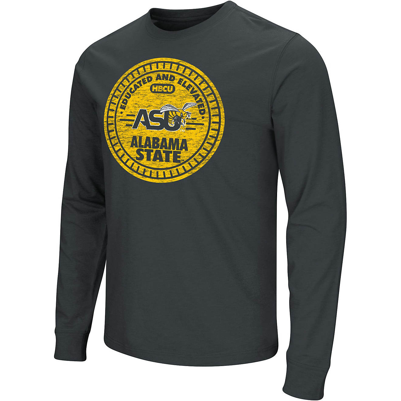 Colosseum Athletics Men's Alabama State University Playbook Long Sleeve Graphic T-shirt                                          - view number 1