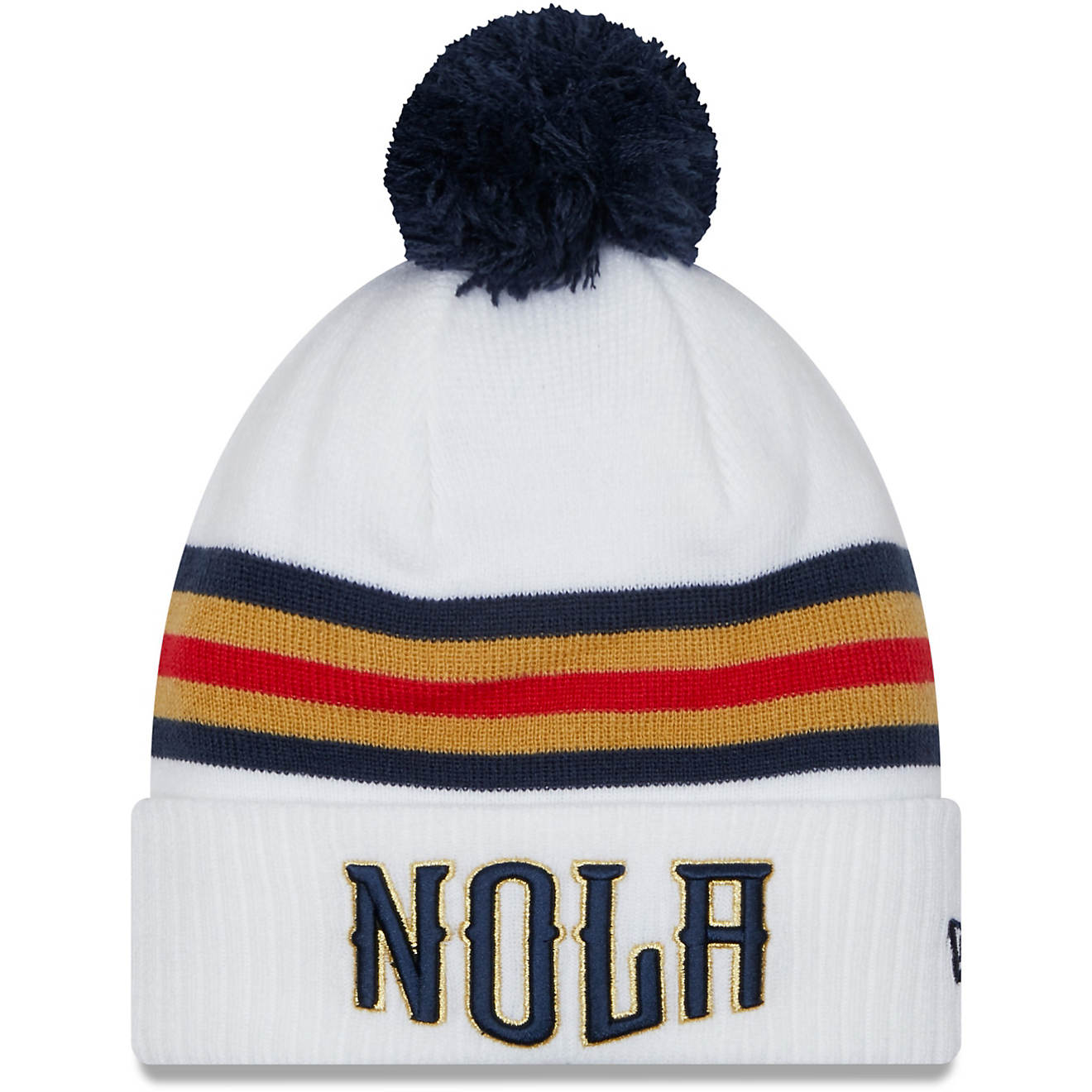 New Era Men's New Orleans Pelicans City Series Official Knit Hat                                                                 - view number 1