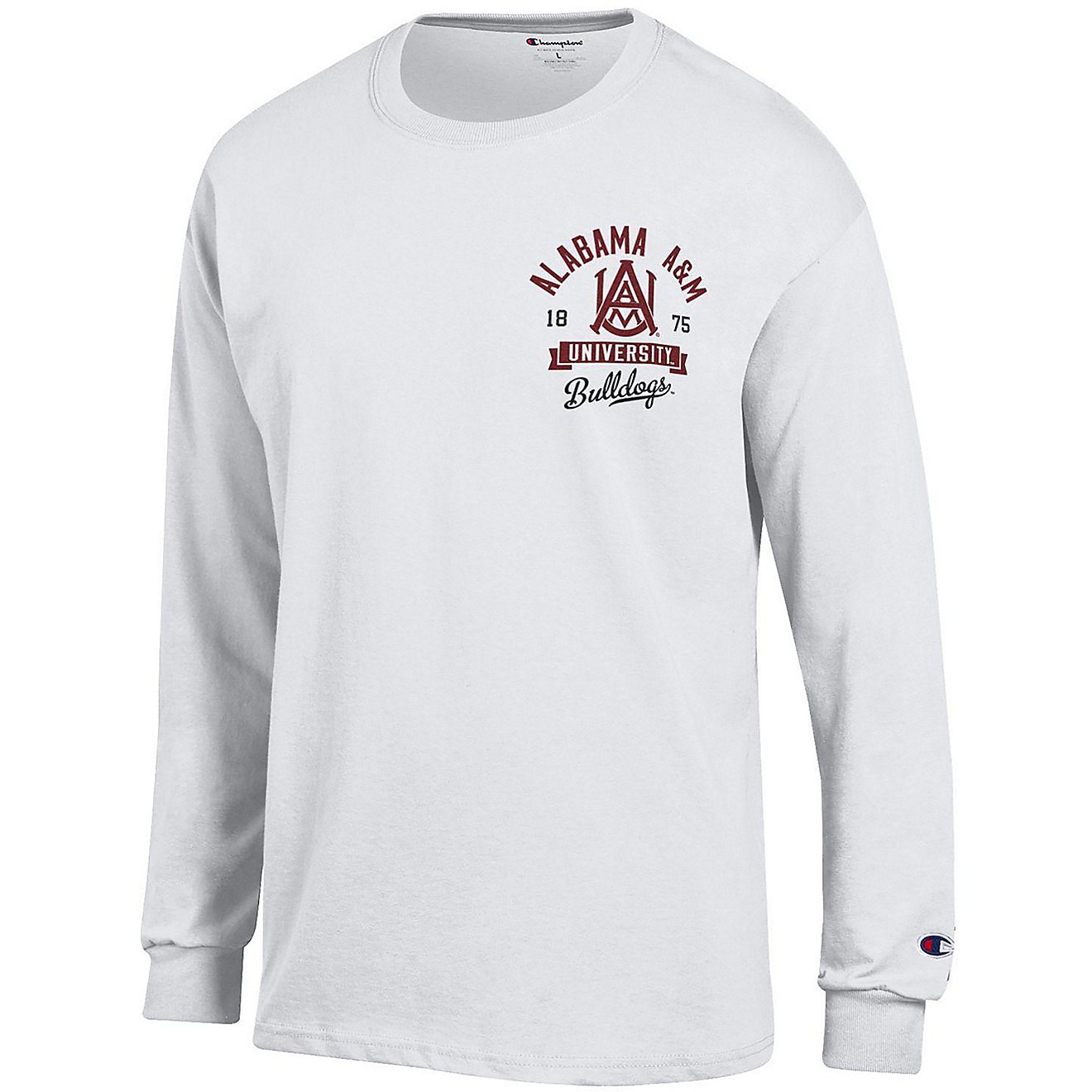 Champion Men's Alabama A&M University Team Arch Long Sleeve T-shirt                                                              - view number 2