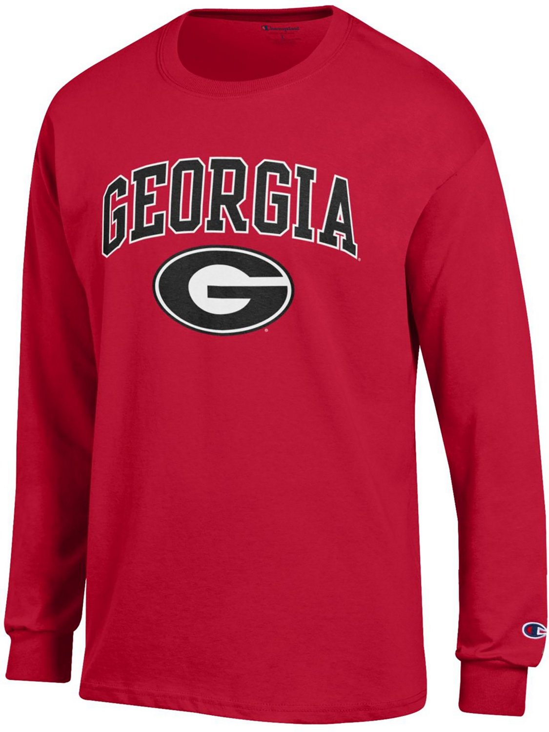 Champion Men's University of Georgia Arch Long Sleeve T-shirt | Academy