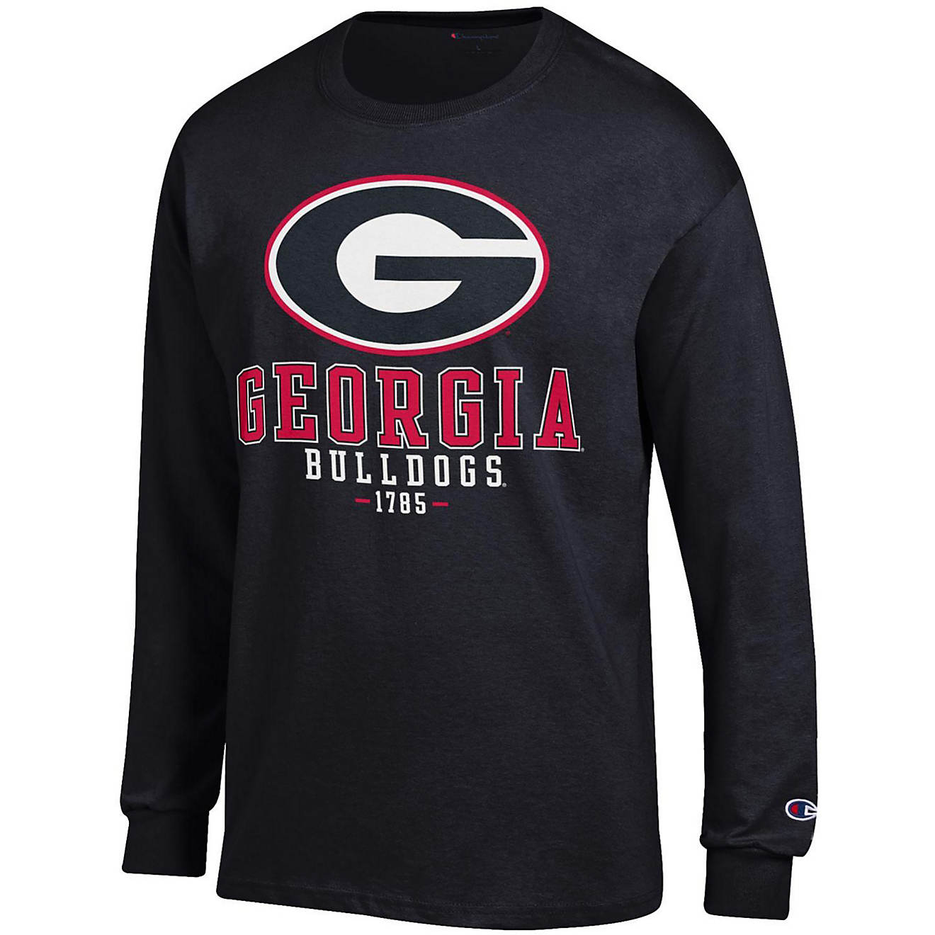 Champion Men's University of Georgia Big G Long Sleeve T-shirt                                                                   - view number 1