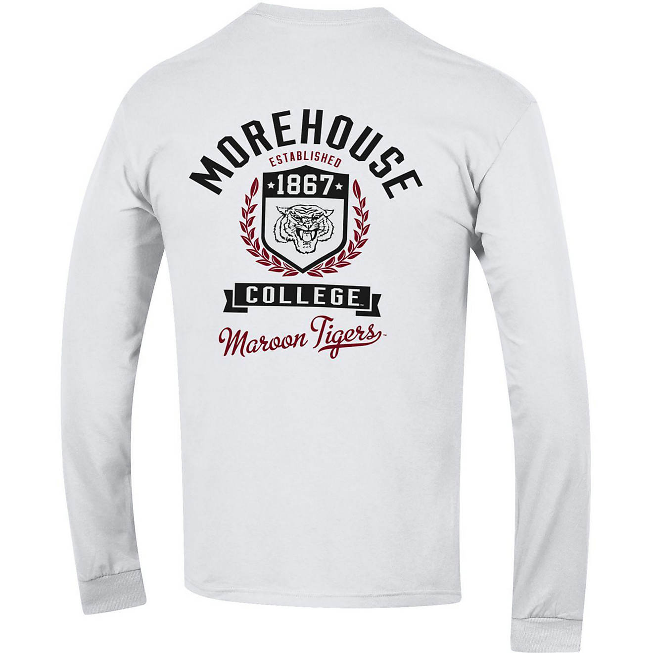 Champion Men's Morehouse College Team Arch Long Sleeve T-shirt                                                                   - view number 1