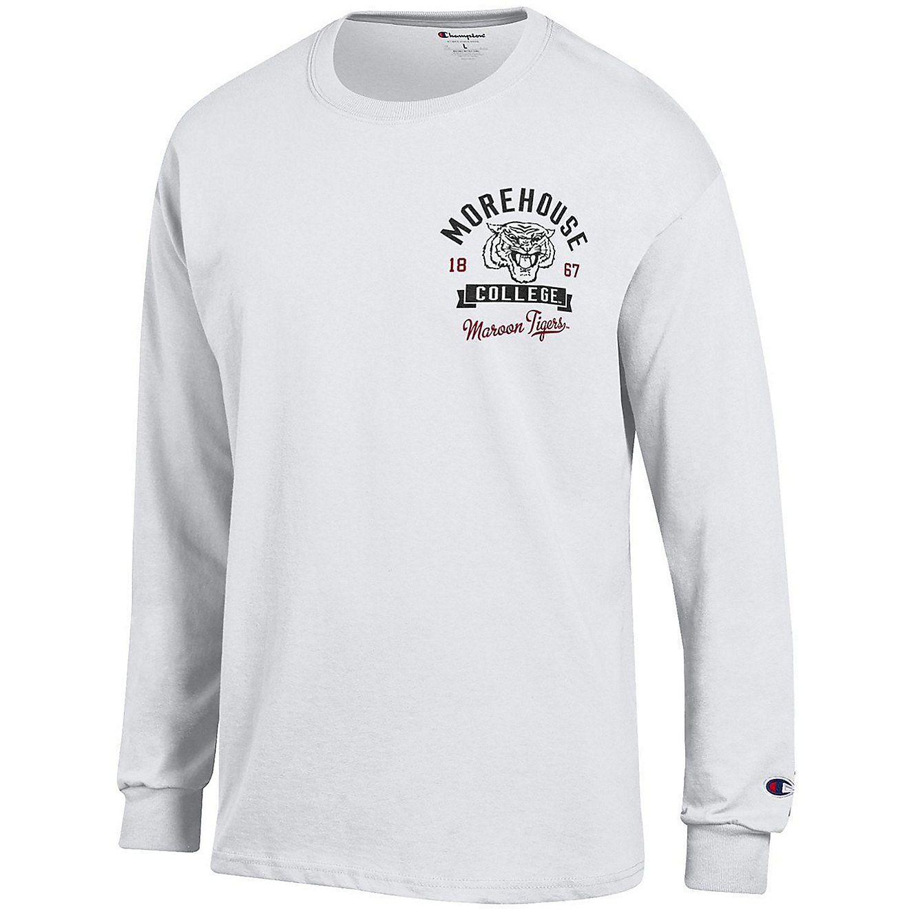 Champion Men's Morehouse College Team Arch Long Sleeve T-shirt                                                                   - view number 2