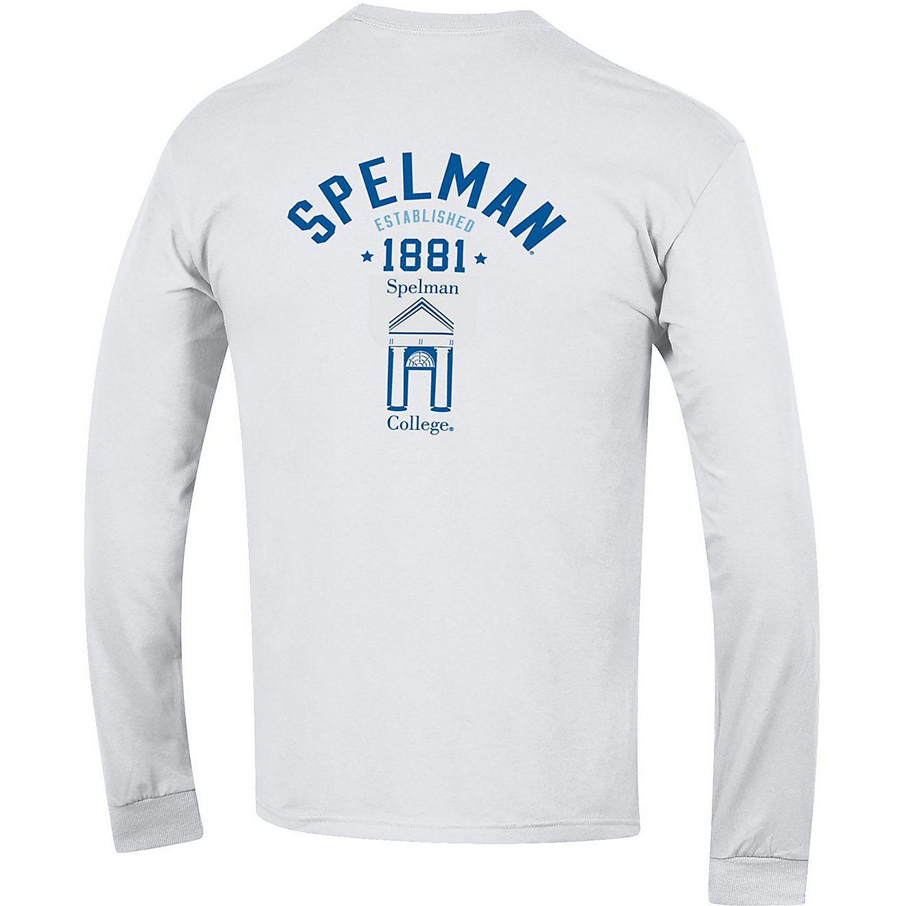 Champion Men's Spelman College Team Arch Long Sleeve T-shirt                                                                     - view number 1