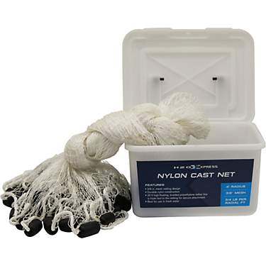 H2O XPRESS 4' 0.75 lb Nylon Cast Net                                                                                            