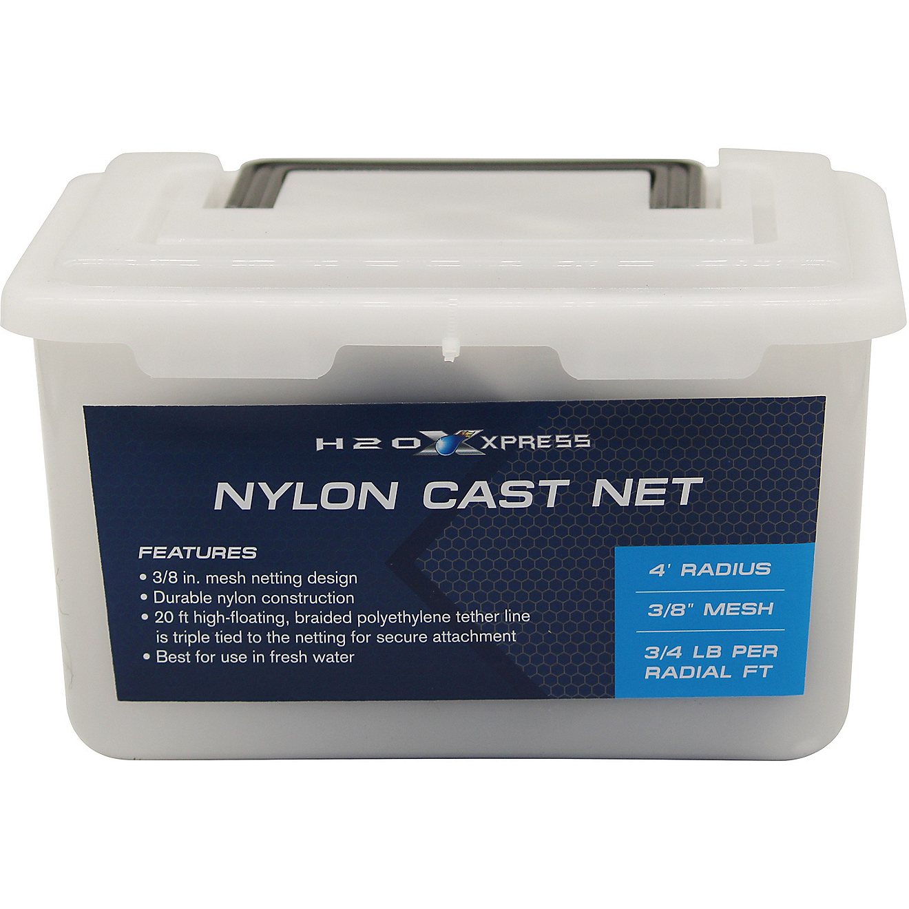 H2O XPRESS 4' 0.75 lb Nylon Cast Net                                                                                             - view number 4