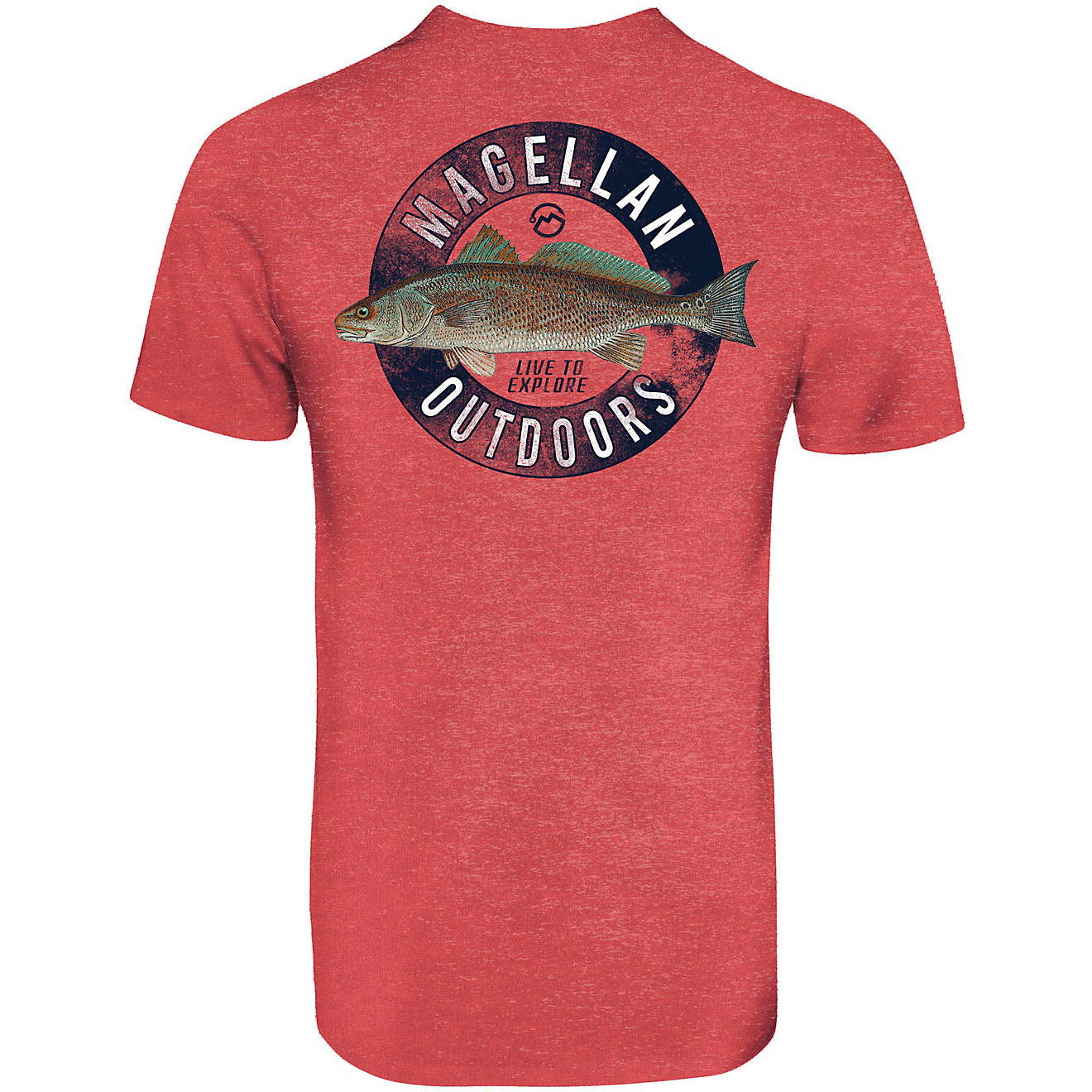 Magellan Outdoors Men's Inshore Catch Drum Graphic Short Sleeve T-shirt                                                          - view number 1
