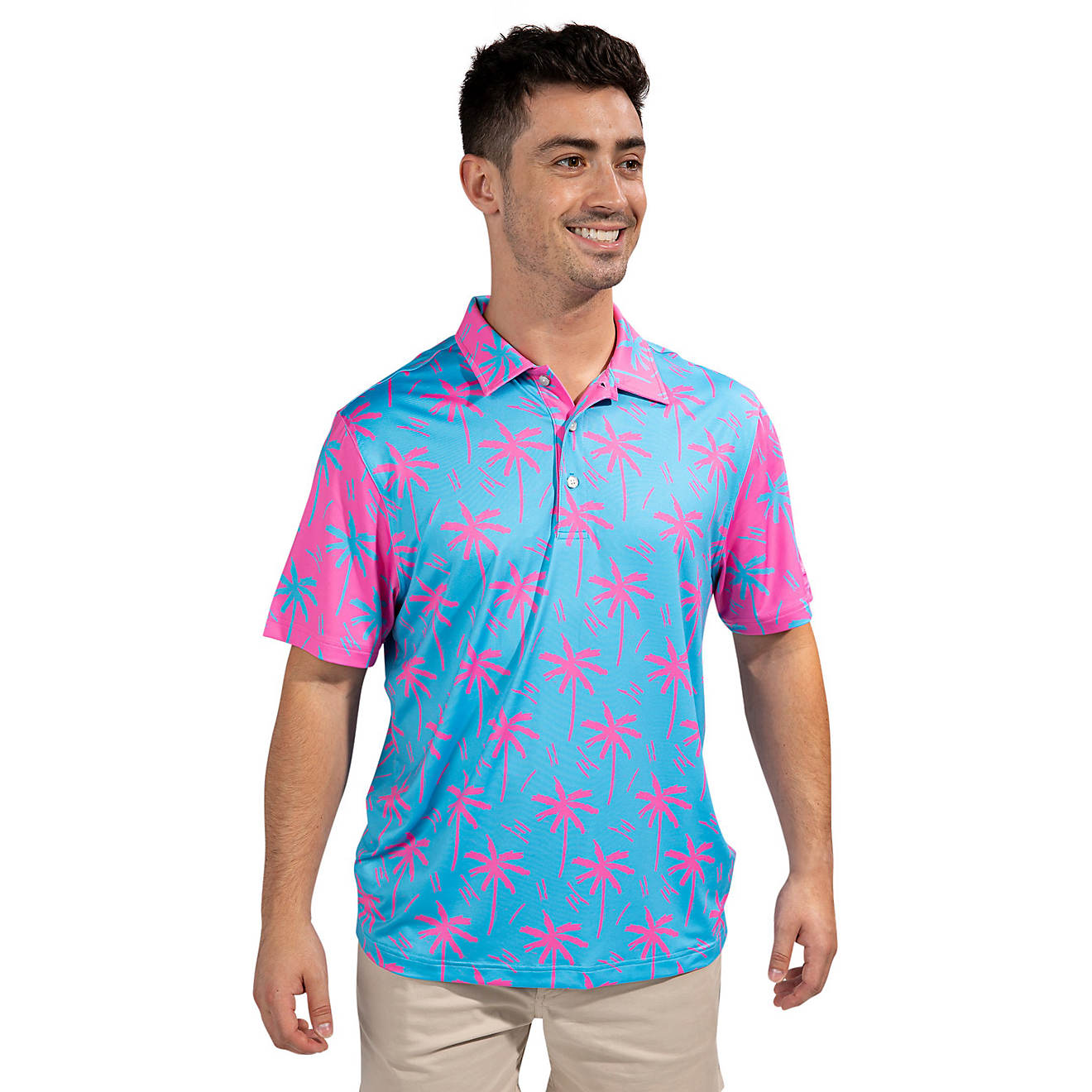 Chubbies Men's Electric Slide Performance Polo Shirt                                                                             - view number 1