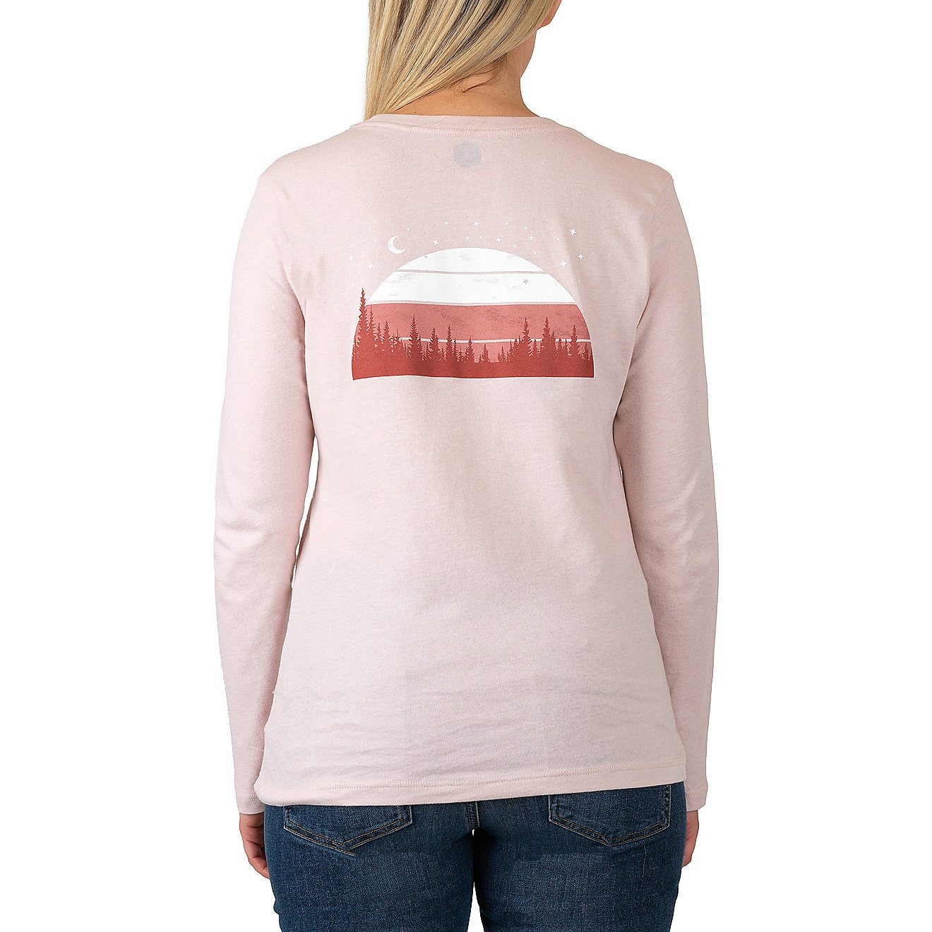 Mountain and Isles Women's Graphic Long Sleeve T-shirt                                                                           - view number 1