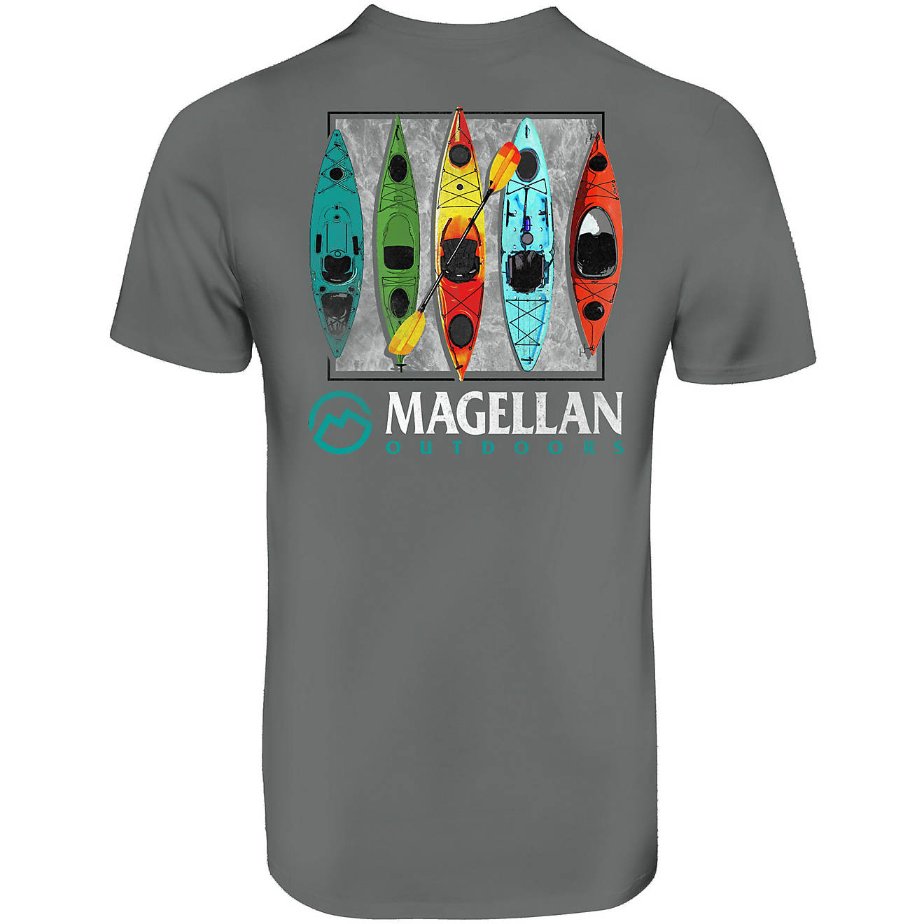 Magellan Outdoors Men's Color Row Graphic Short Sleeve T-shirt                                                                   - view number 1