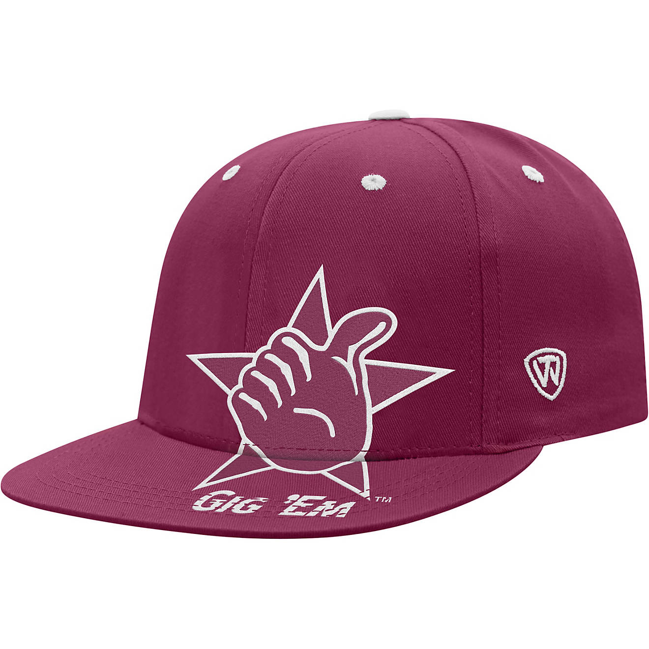 Top of the World Youth Texas A&M University Gantuan Adjustable Cap                                                               - view number 1
