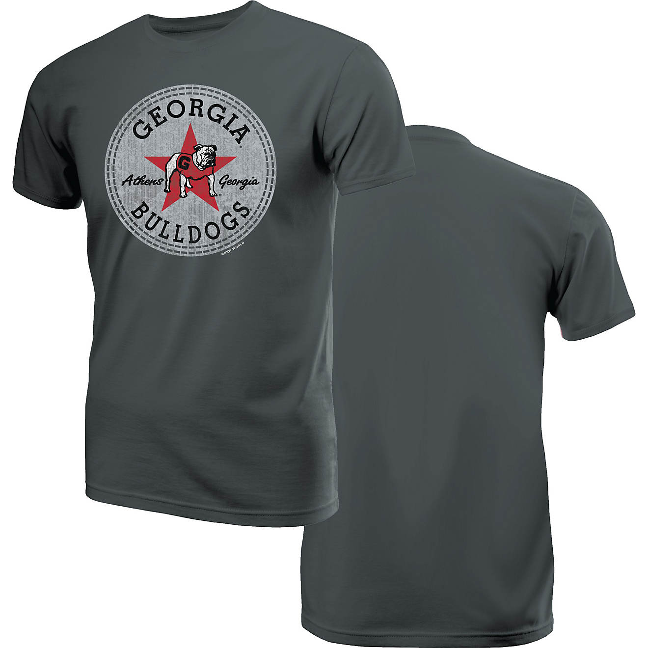 New World Graphics Men's University of Georgia Star Mascot T-shirt                                                               - view number 1
