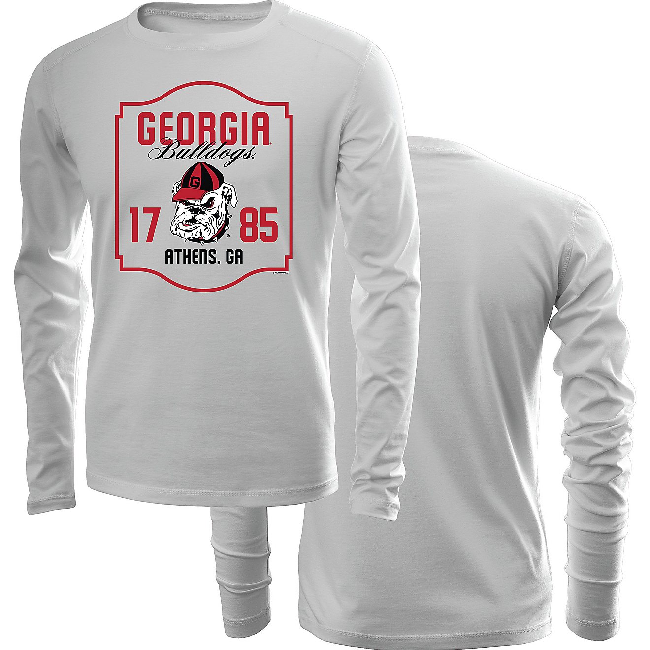 New World Graphics Women's University of Georgia Establish Frame Long Sleeve T-shirt                                             - view number 1