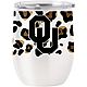 Logo University of Oklahoma 16 oz Neutral Leopard Stainless Curved Tumbler                                                       - view number 1 image